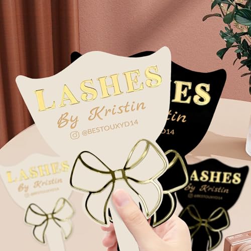 OPLOJUEAEW Custom Lash Mirror with Name Gift