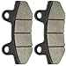 Caltric Front Brake Pads Compatible with Honda Cmx250 Cmx 250 Cmx250 C Rebel 1985-1987 Front Motorcycle Pads