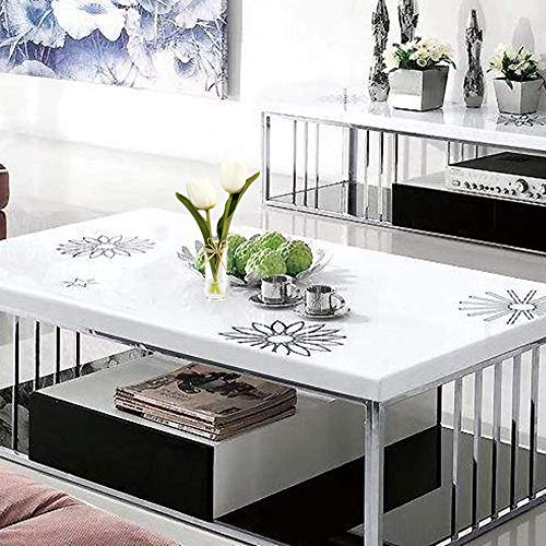 Ebuyom Mini Artificial Flowers Tulips Bouquet In Glass Vase, Home Decor Ornament Wedding Decoration (White) #TOP2