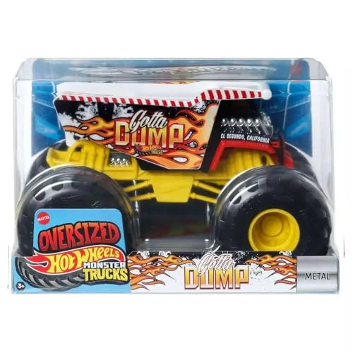 Hot Wheels Monster Trucks Gotta Dump 1:24 escala miniatura 1
