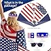 VERONLY 4th of July American Flag Costume Cape, American Flag Patriotic Independence Day Holiday Costumes Celebratio Patriotic (Style1)