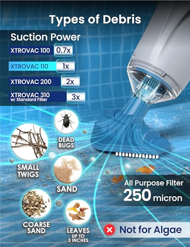Kokido EV05BX/23/AMZ2/US 2024 Rechargeable Handheld Pool Vacuum Set With Adjustable Pole And 2 Interchangeable Brush Heads, For Above Ground Pool, Hot Tub, Spa And Small Pools To 20Ft thumb #3