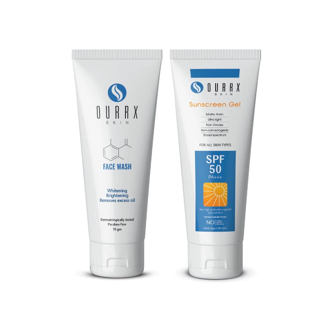 OURRX SKIN Face Wash +Sunscreen Lotion Amazon.in Beauty