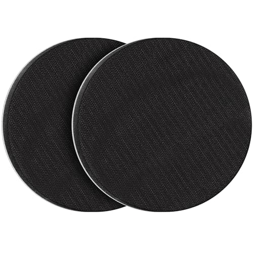 STEBRUAM 2 Stück 6 Zoll Weicher Schwamm Interface Pad Schleifpad Kein Löcher für 150mm Sander Ersatzkissen Pad Schlagfest Geräuschreduzierung Schutz Polierer