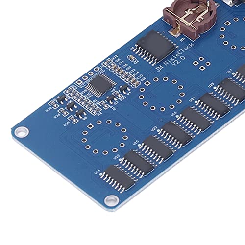 Nixie Tube Clock DIY Kit Multi Color DC12V 1A IN14 Glowing Tube Clock Bausatz 12 24 Stunden Anzeige