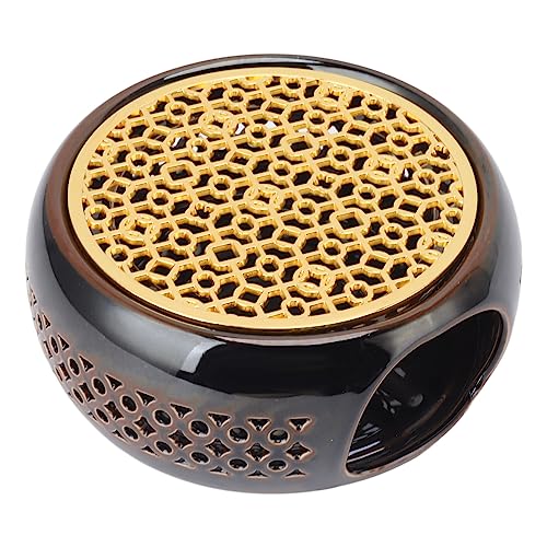 HERCHR Scalda tè per Teiera, Scalda Teiera con Candela Scalda Teiera Base Scalda Cera Tea Light per Teiera in Vetro Teiera in Acciaio Inossidabile