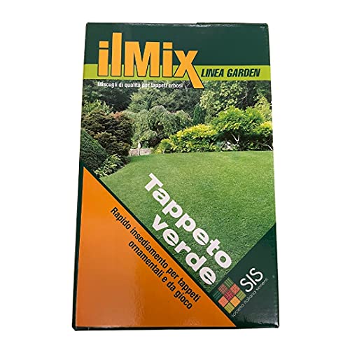 SOCIETA' ITALIANA SEMENTI - MISCELA PER PRATO - IL MIX - TAPPETO VERDE - Loietto perenne 55%, Festuca Rossa 40%, Poa Pratensis 5% - 1 KG