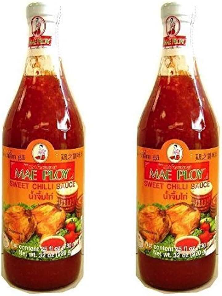 Mae Ploy Sweet Chili Sauce 32OZ (Pack of 2) .