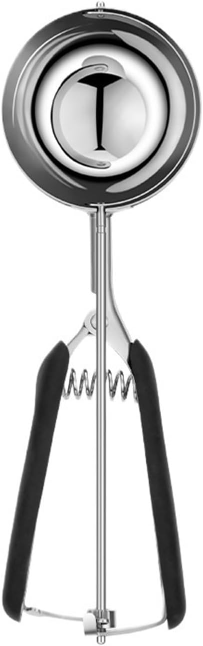 Stainless Steel Ice Cream Scoop Cookie Multipurpose Spoon Fruit Scooper Dough Baking Kitchen Tools(70mm)