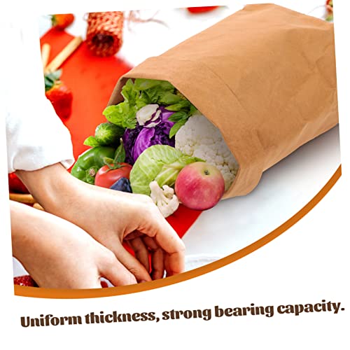 ORFOFE Saco De Papel Kraft De Frutas Bolsa Para Organizar Em Papel Kraft Saco De Armazenamento De Pr