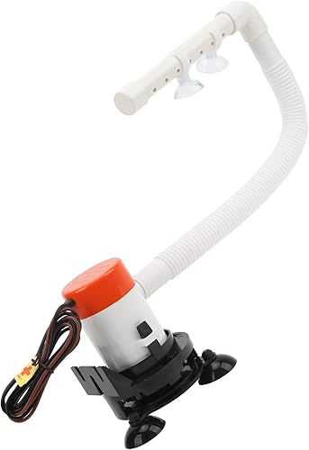 Miniatura 4 de DAUERHAFT Bomba de ahorro de pescado, aireador de cebo de flujo máximo de 350 GPH de alta eficiencia para cualquier contenedor