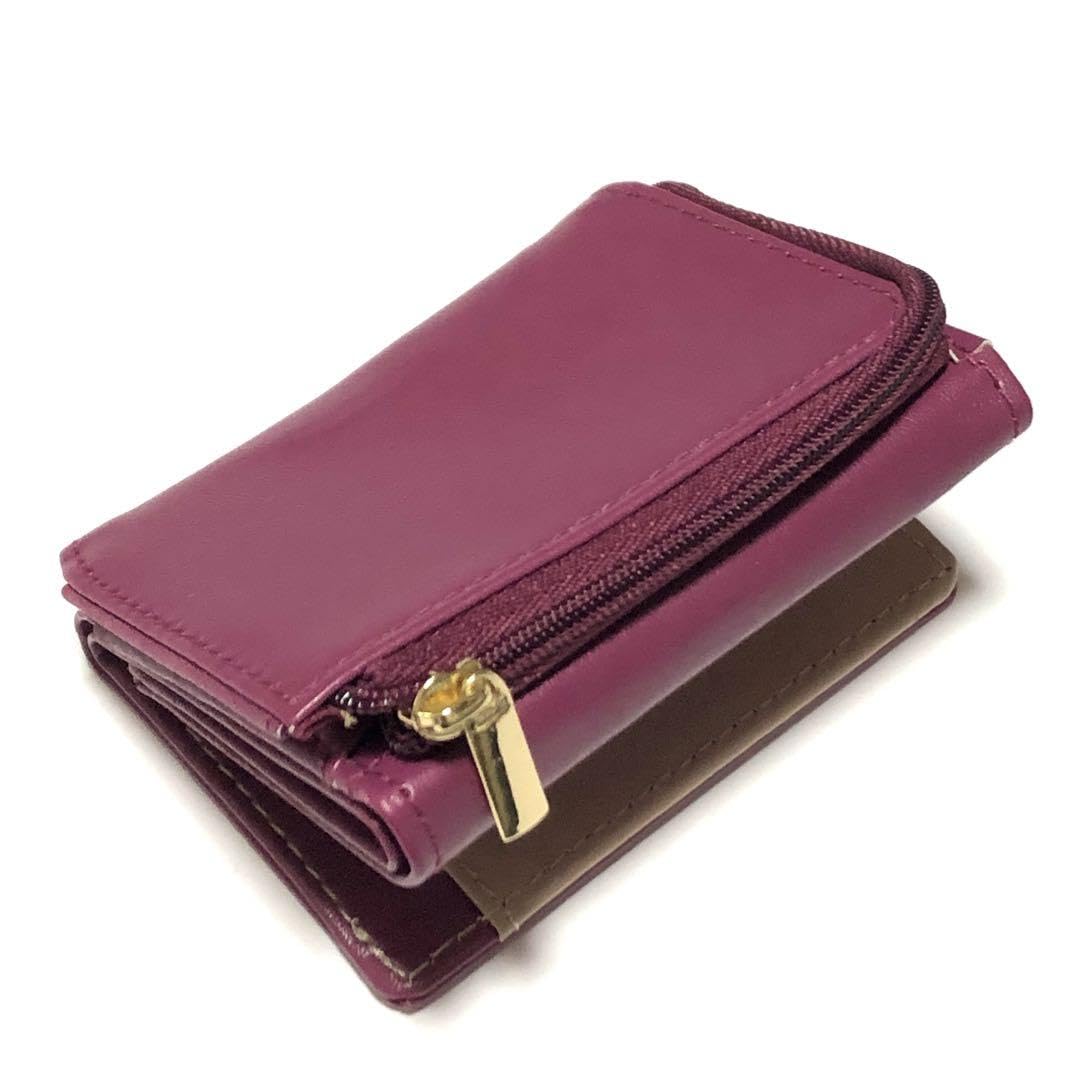 Jill Stuart Luxe Bi-Color Mini Wallet Raspberry Pink : Amazon.ca