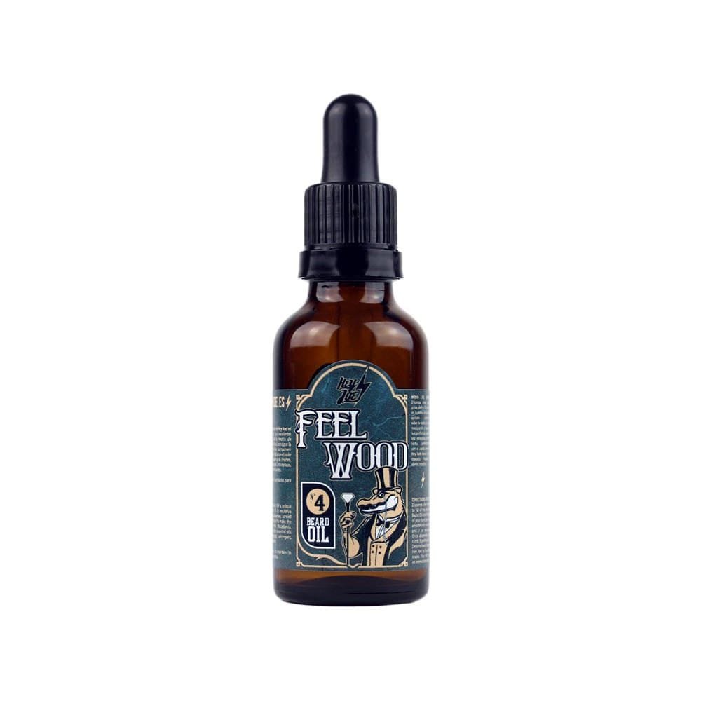 HEY JOE! Beard Oil Nº 4 Feel Wood | Naturalny i orzeźwiający olejek do brody dla mężczyzn o zapachu drewna cedrowego i jałowca – pielęgnacja brody dla zdrowej brody – olejek do brody 30 ml