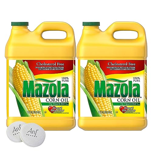 (2 Pack) - Mazola Corn Oil - 2.5 Gallons Each and ANF Brands Absorbent Pads image 2