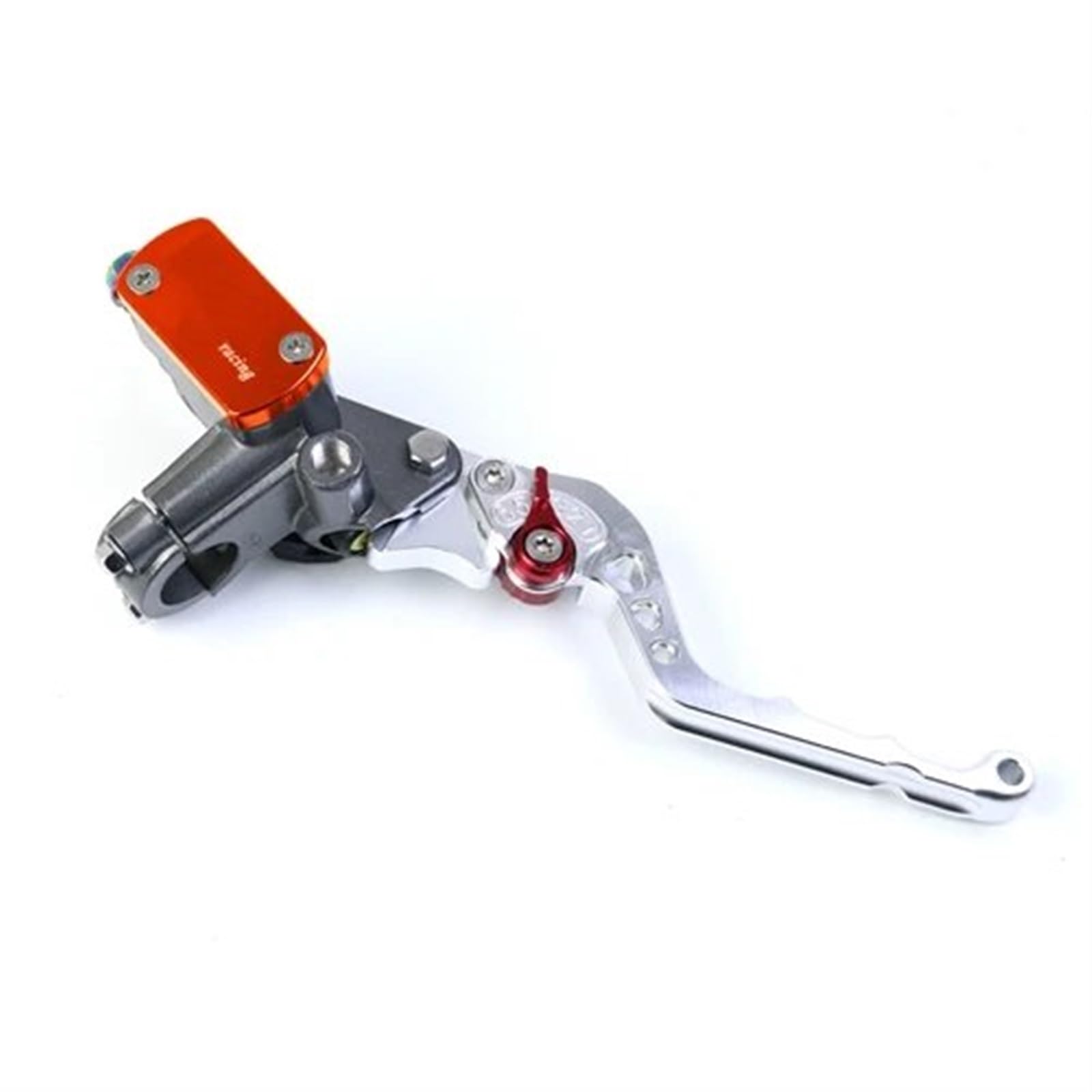 Hguvsjd One Color Universal 22Mm Dirt Bike Motocross Motorcycle Brake Master Cylinder Lever Hydraulic Clutch Motorcycle Brake Lever(Orange Right Brake)