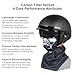 Carbon Fiber Motorcycle Half Helmet for Adults – DOT Approved Lightweight Open Face Helmets with Smoked Sun Visor, Retro Skull Cap Design for Men & Women Summer Riding (12K-Matte Black,Medium)
