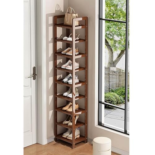 Rangement vertical à chaussures compact gain de place pour l'entrée et la chambre