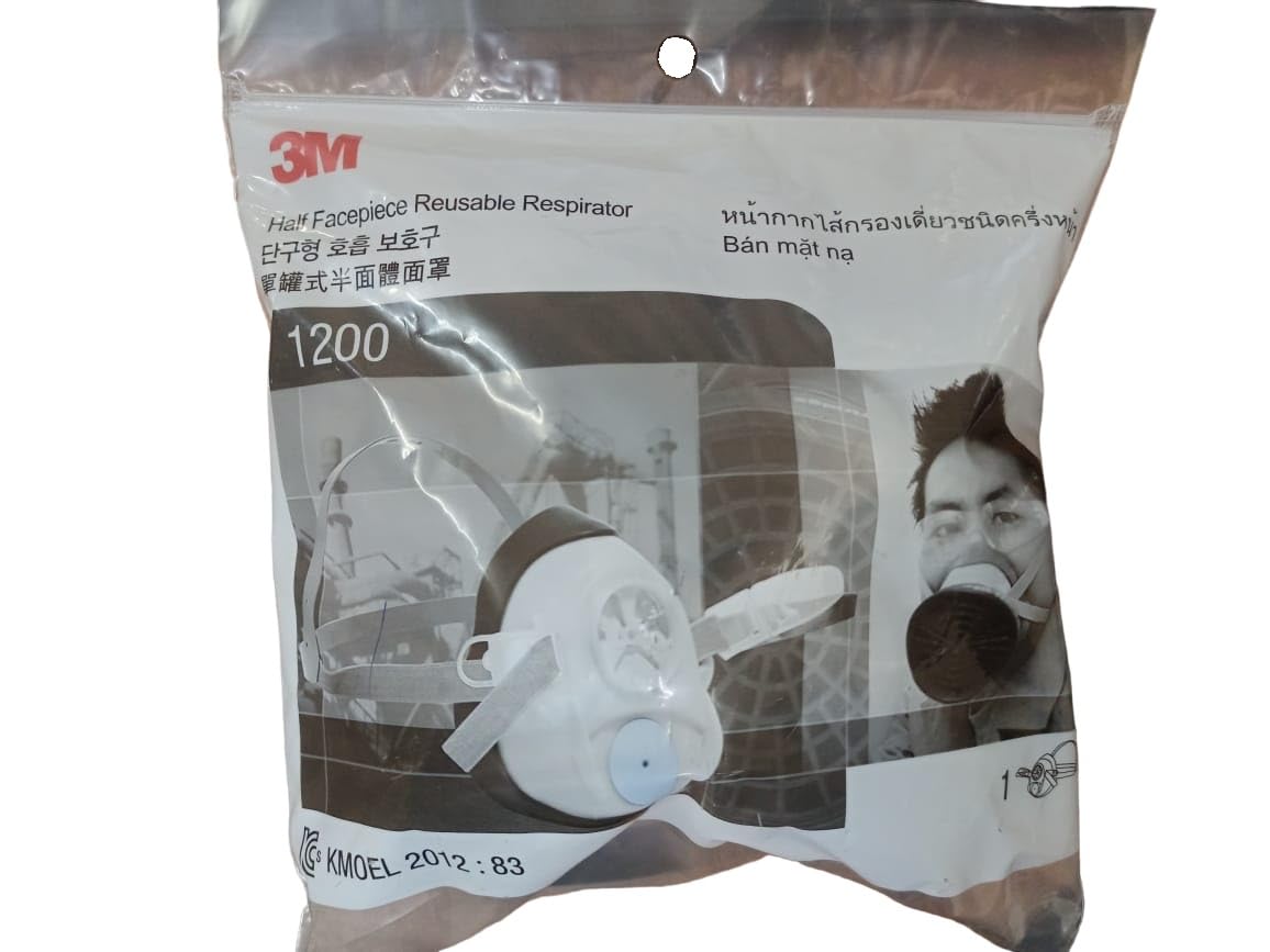 3M 1200 Single Half Facepiece + OV Cartridge Combo, KMOEL approved, IE520100124 (B06XSH6R6K) Amazon Price History, Amazon Price Tracker