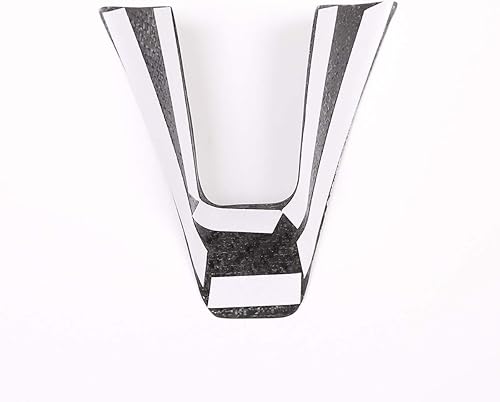 Miniatura 6 de CHEYA - Tira de fibra de carbono para el interior del volante, 1 pieza para Alfa Romeo Giulia Stelvio 2017-2019 (negro)