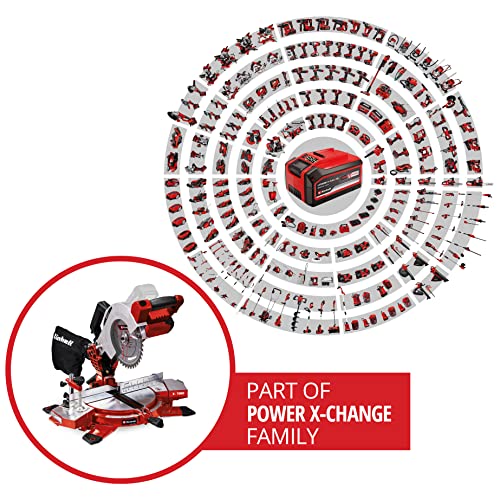 Einhell Akku-Kappsäge TE-MS 18/210 Li-Solo Power X-Change (18 V, max. 60 mm x 120 mm Schnitttiefe/-breite...