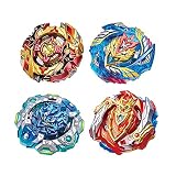 1.El Paquete Incluye: 4 peonzas + 4 lanzadores -- [4 pack]