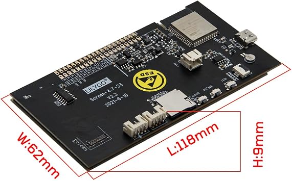 LILYGO T5 4.7 Inch E-Paper V2.3 ESP32-S3 Development Driver Board TTGO Display Module(Female pin Non-Welded Version)