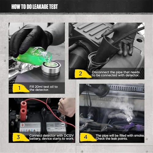 Image of AUTOOL Automotive Smoke Leak Detector Tester EVAP Smoke Machine with Dual Mode