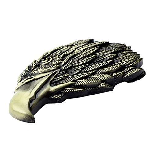 menolana 2x Vintage Alert Sky Masters Soar Eagle Head com Vista para a Fivela Do Cinto Masculino