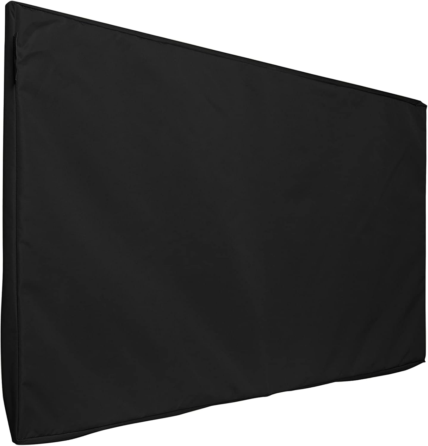 Covermates Outdoor TV Cover – Weatherproof & Water-Resistant 300D Polyester, Adjustable Drawcord Closure, UV-Resistant, All-Weather Patio Television Protector, 65-68 Inches, Black