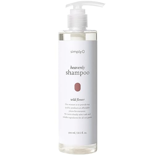 simplyO Heavenly Shampoo Wild Flower Aceite de argán para cabello seco y dañado Sin parabenos sin sulfatos 101 fl oz