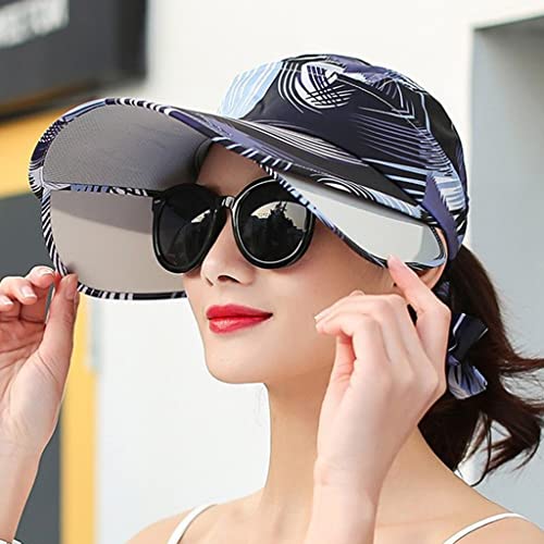 Chapeau visière de plage pour femme idéal pour le cyclisme extérieur
