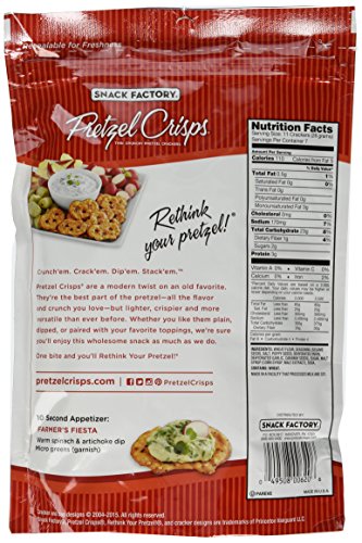 Snack Factory Pretzel Crisps Everything, 7.2-Ounce (Pack of 6) - Thumbnail 2