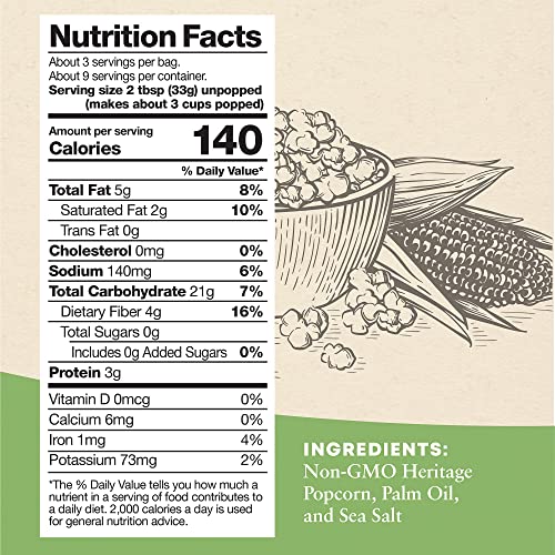 Black Jewell Gourmet Microwave Popcorn, Healthy Popcorn Snack, Natural, 10.5 Ounces (Pack Of 6) #TOP7