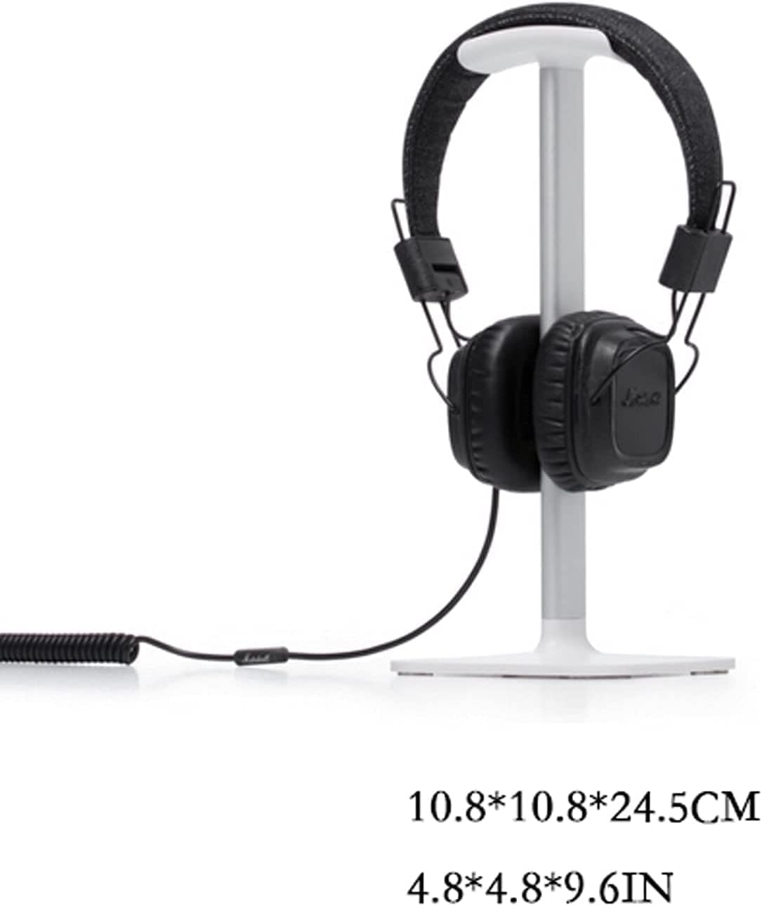 Supporto per cuffie Supporto per cuffie in metallo con texture opaca Supporto per cuffie da tavolo per scrivania Appendiabiti flessibile per cuffie