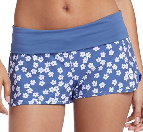 Boardshorts Roxy Endless Summer en azul mediano con estampado floral 1