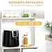 HOMCOM Armario Alacena Buffe Aparador de Cocina Organizador Mueble Auxiliar de Cocina...