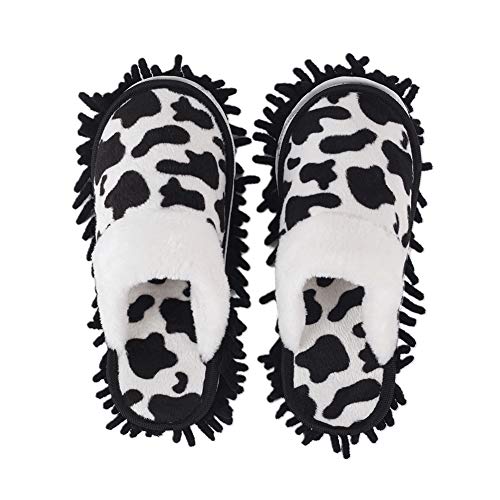 Frjjthchy Microfiber Floor Mop Slippers House Dust Cleaning Tool Detachable Washable Shoes