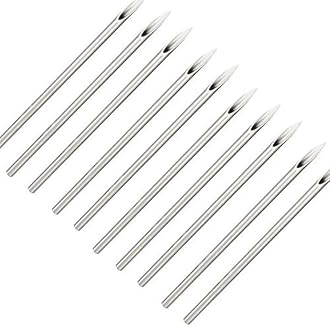 BodyJewelryOnline Pack Of Piercing Needles, 10 PCS 8G Surgical Steel, Sterilized, Disposable, Hypoallergenic Piercing Supplies, Autoclave Safe