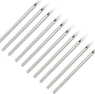 BodyJewelryOnline Body Piercing Needle, Quantity: 25 Pieces, Thickness: 15 Gauge, Material: Sterilized Surgical Steel, Smooth Surface, Hypoallergenic Piercing Supplies, Nickel-Free, Safe