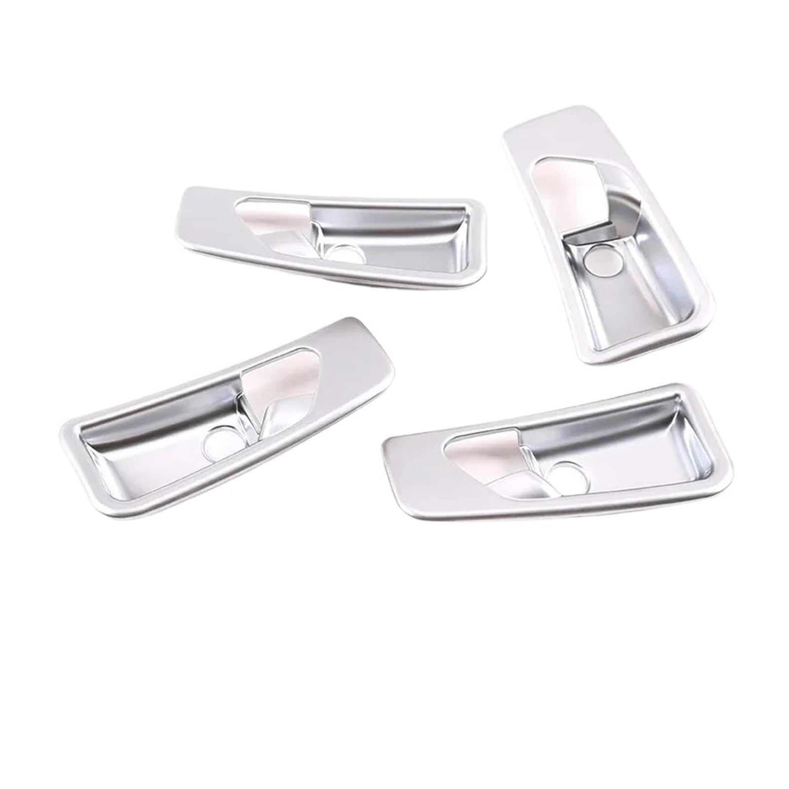 Car Interior Sticker ABS Car Inner Door Handle Bowl Decoration Cover Stickers for Benz for G Class for W463 07-18 Accessorie(Silver)