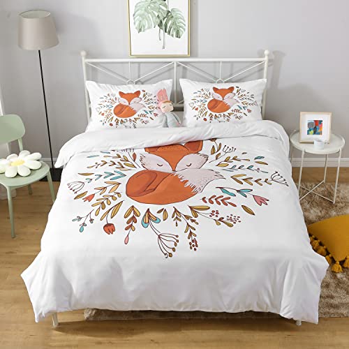 Cartoon Fox Bettbezug (140 x 200 cm) Cover