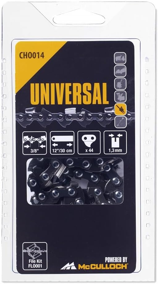 Universal GM577615114 Cadena 12" / 30 cm / 44 eslabones / 3/8" / 1,3 mm, Standard