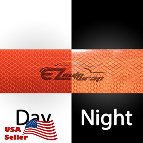 Kit de ferramentas 5 x 40 pés Laranja Noite Refletiva DOT-C2 Fita de Segurança Aviso Aviso Adesivo M