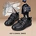 UOVO Boys School Uniform Dress Shoes Classic Comfort Oxford Loafer Flats Big Kid Black Size 6.5