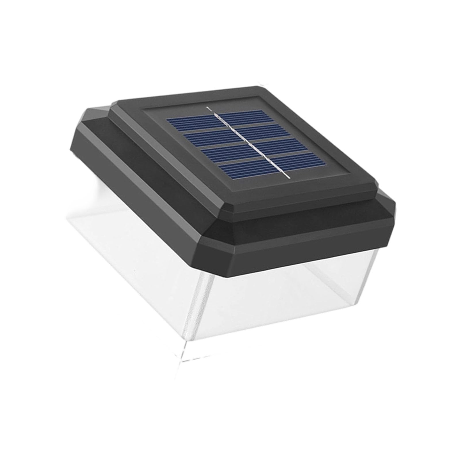 FROMCEO Solar LED Post Cap Light Solar LED Pillar Light Decoration for Yard Landscape Deck Porch Easy Installation Garden Landscape Pathway Lighting Solution