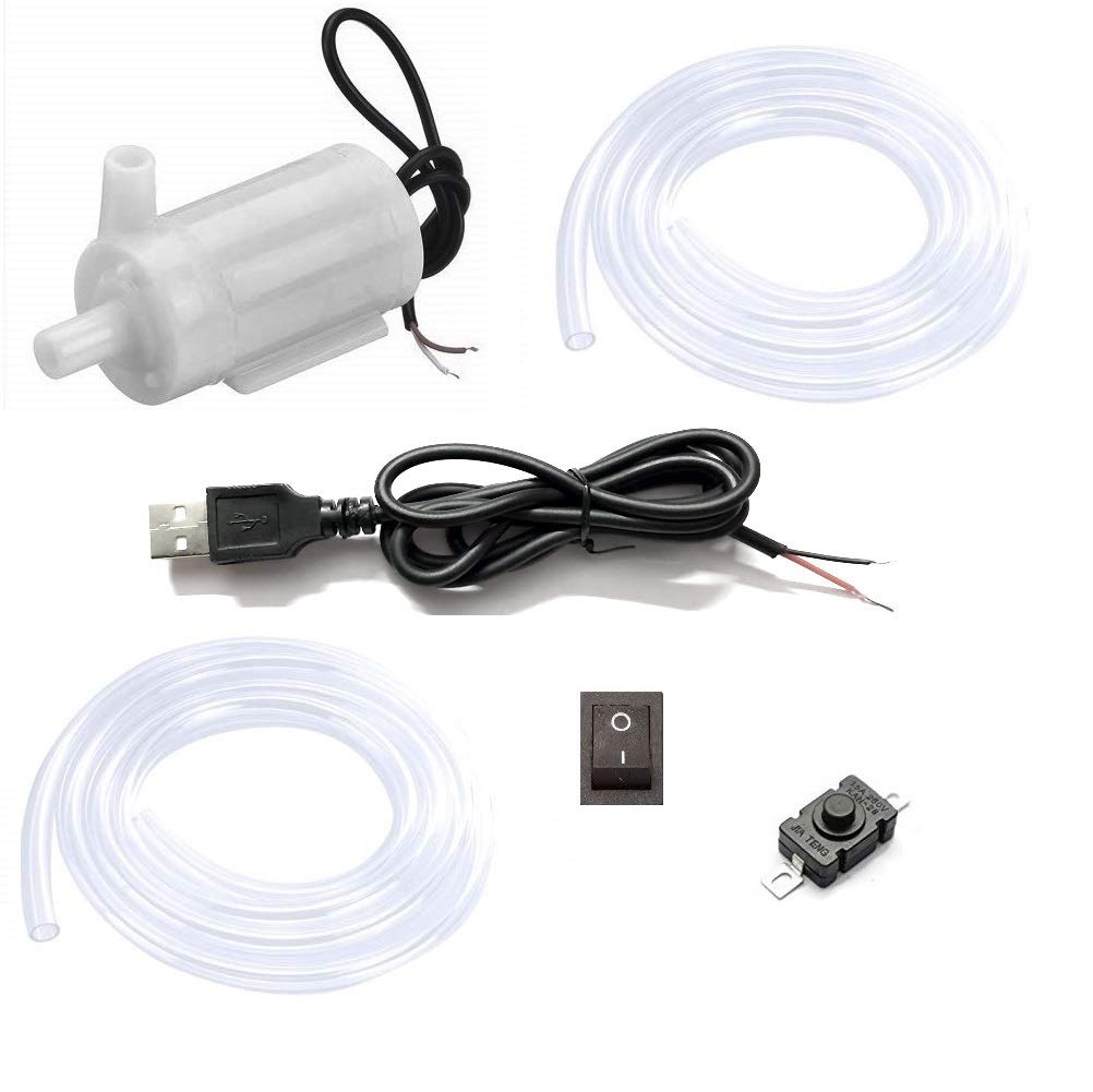 See full amazon price history chart for ART IFACT Double Side Pipe Hole Mini Water Pump DC 3-6V Micro for DIY Projects kit - with USB wire ART IFACT Double Side Pipe Hole Mini Water Pump DC 3-6V Micro for DIY Projects kit - with USB wire (B08DMLYS58) Amazon Price History, Amazon Price Tracker