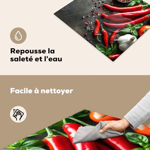 KitchenYeah© Herdabdeckplatte Einteilig Küche Herdabdeckung Induktionsfeld – Ansicht 4