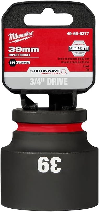 Milwaukee Electric - Shockwave IMP Duty 3/4DR 39MM STD 6-PT Socket