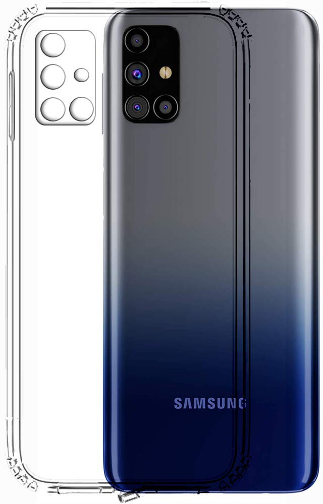 Amazon Brand - Solimo TPU Anti Dust Plug Mobile Cover (Soft & Flexible Back Case) for Samsung Galaxy M31S, Clear (B08XXQTZ4W) Amazon Price History, Amazon Price Tracker