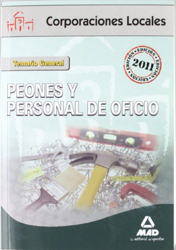 Portada de Peones y personal de oficios de corporaciones locales. Temario general